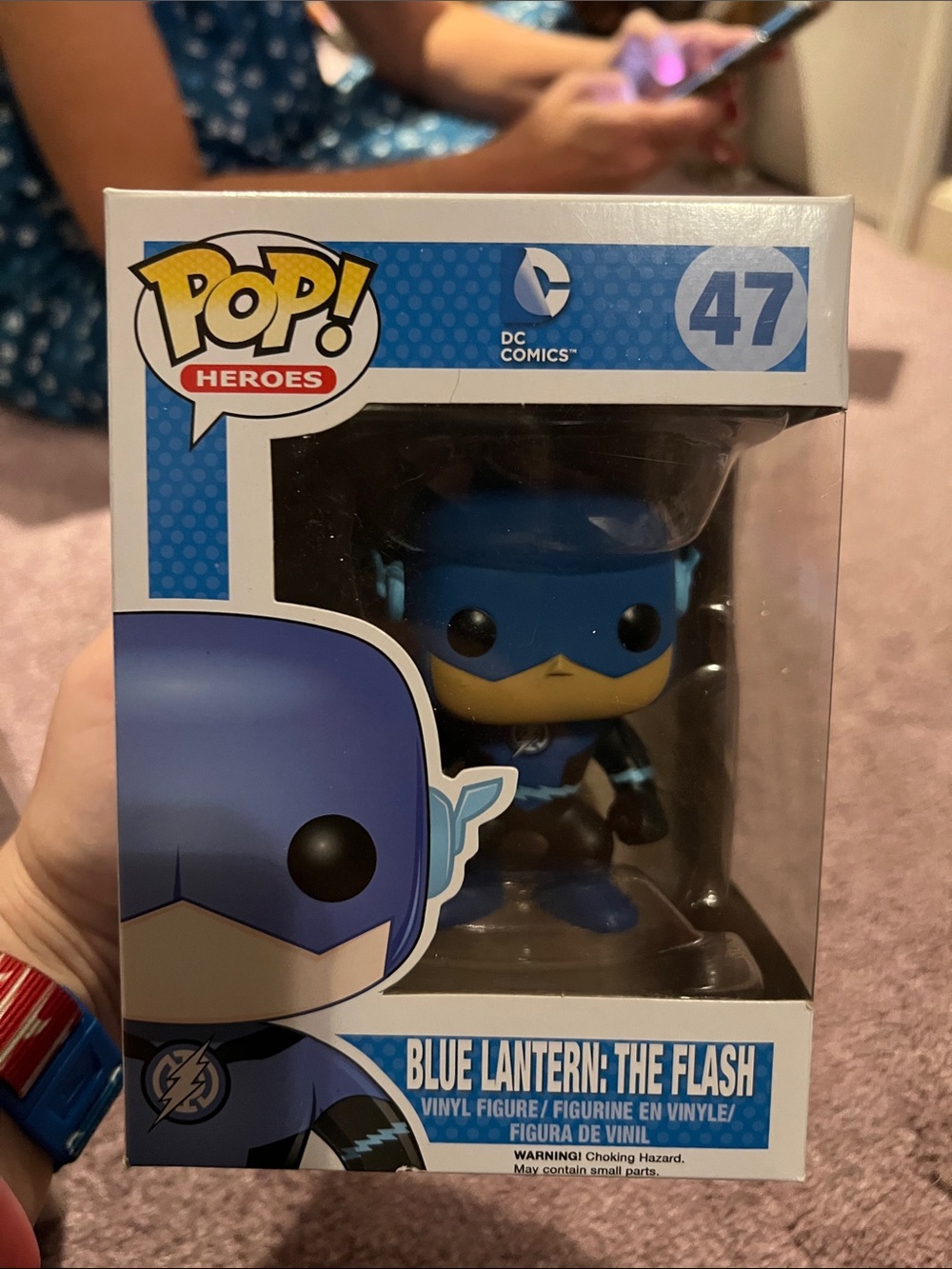 Funko Blue Lantern Flash Pop! Vinyl Figure - Blue and Black
